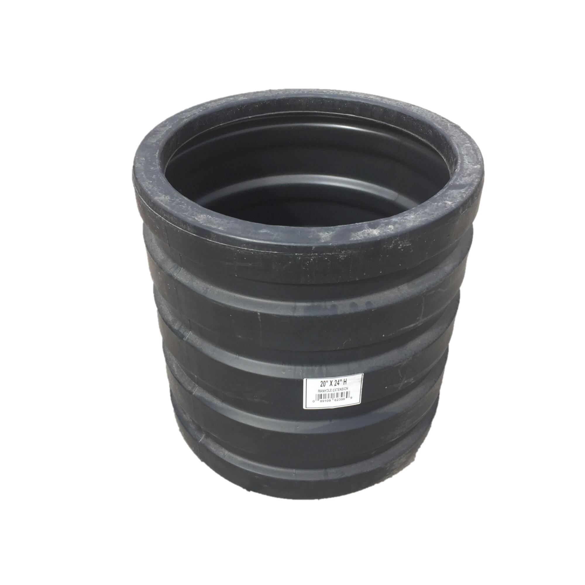 Norwesco Septic Tank Manhole Extension — 20in. dia. x 24in. H, Watertight Seal, Model# 62396-DS